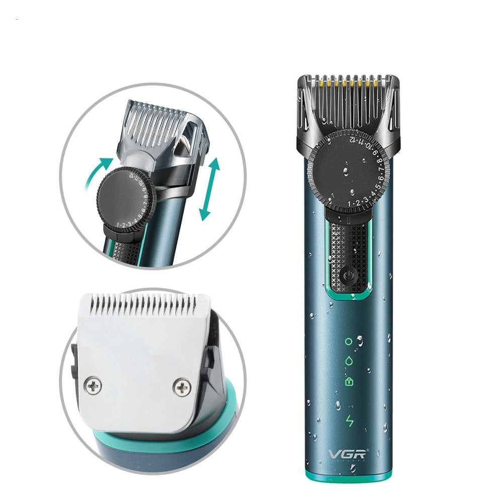 Rechargeable Hair Clipper & Beard Trimmer IPX5 Waterproof