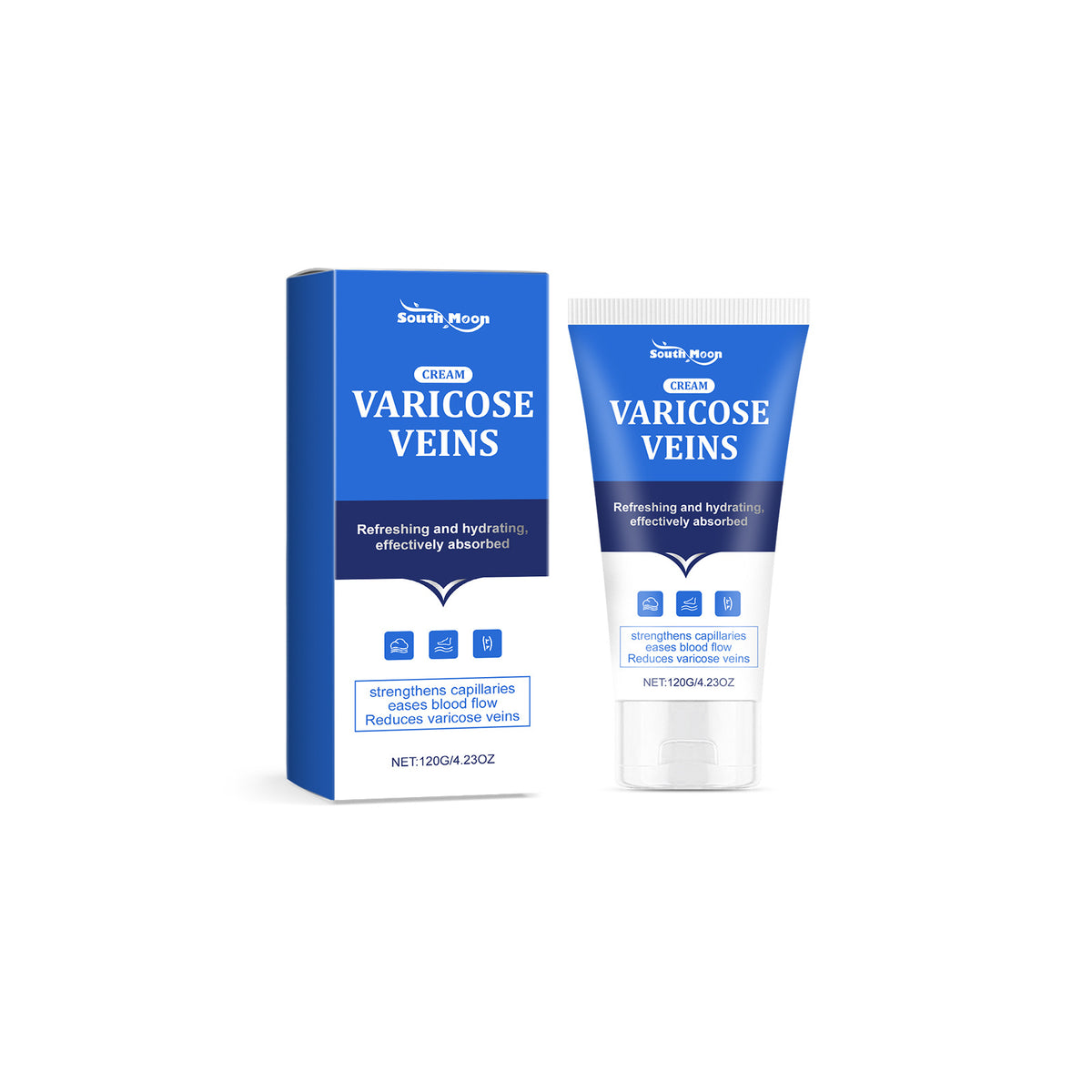 Muscle Relief Moisturizing Body Cream with Massage Function - 120g