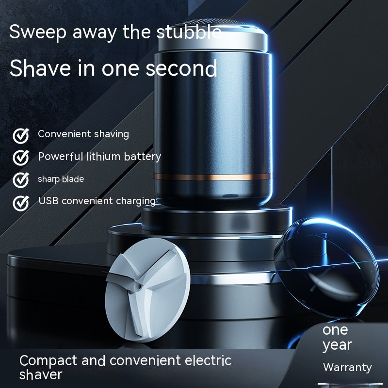 Electric Men's Portable Travel Shaver - Blue
