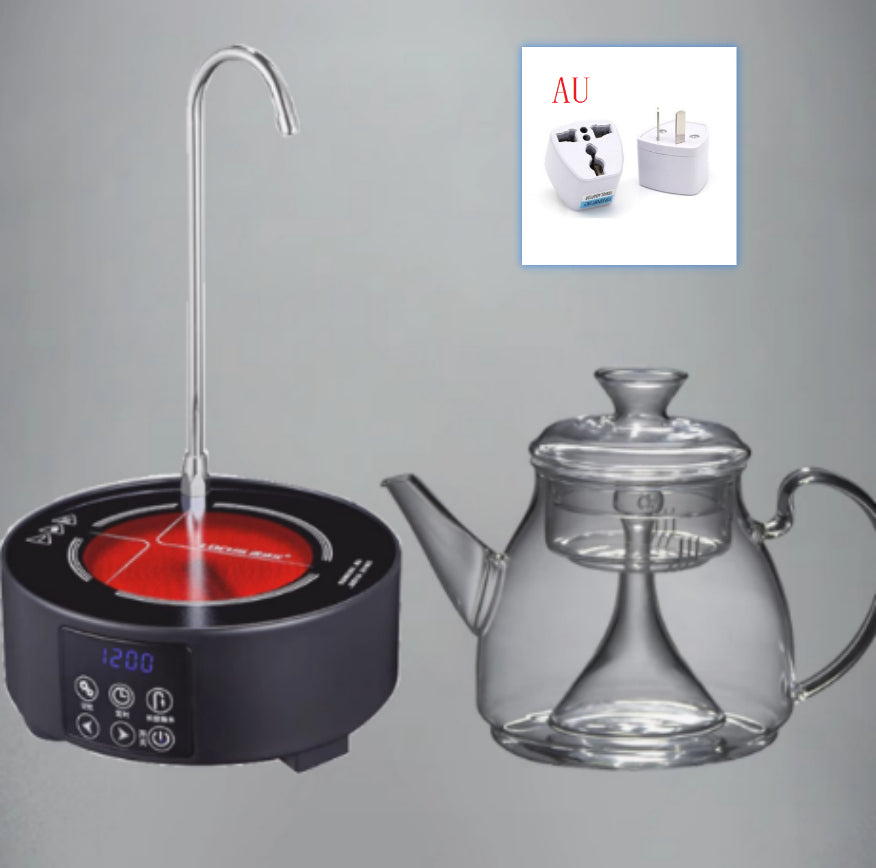 Large Capacity Glass Steam Teapot for Home Brewing - 1.5L