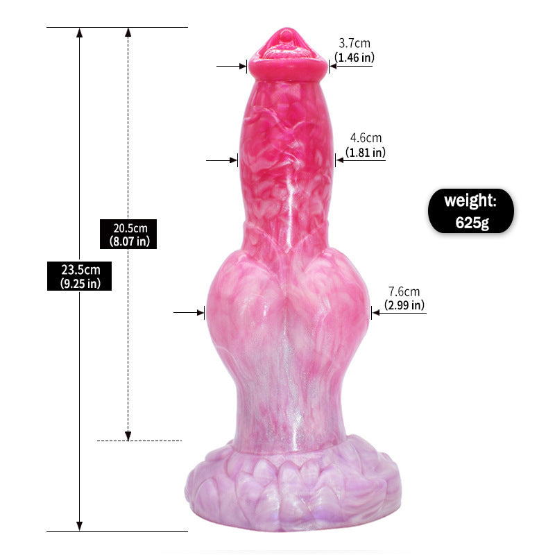 Dual Use Anal and Vaginal Masturbator - Silicone Adult Wellness Toy
