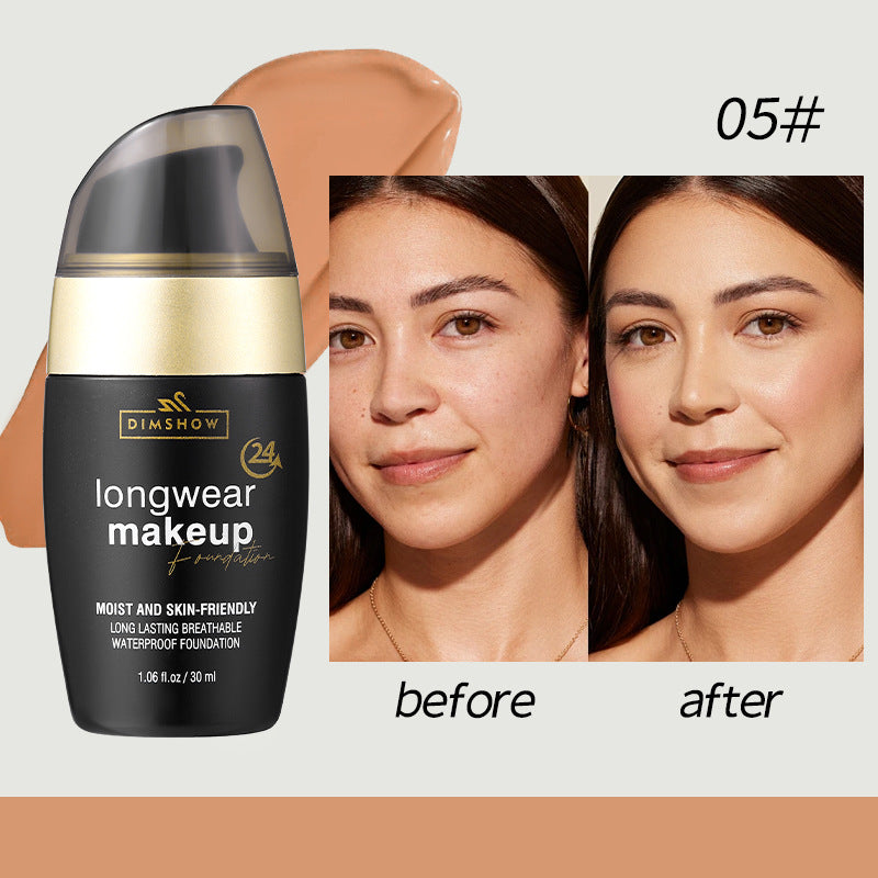 Long-Lasting Oil Control Liquid Foundation Cream for All Skin Types