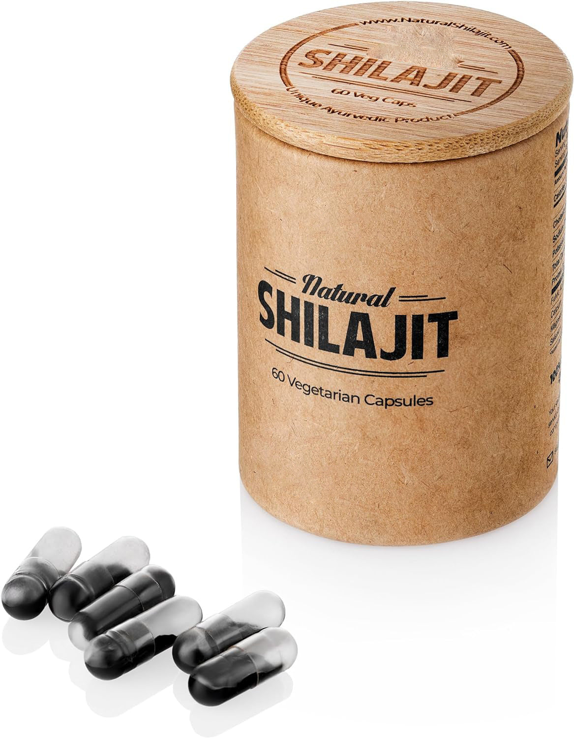 60 Capsules Health Supplement Bottle