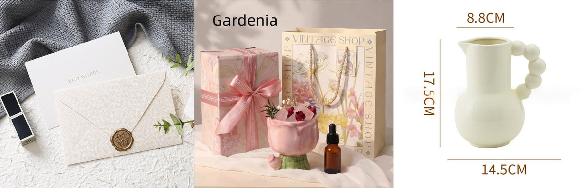 Dried Flower Crystal Diffuser Stone Aromatherapy Home Fragrance