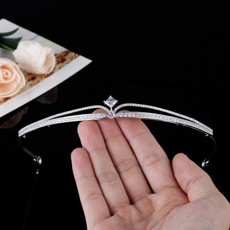 Women's Princess Crown Hairpin - Silver