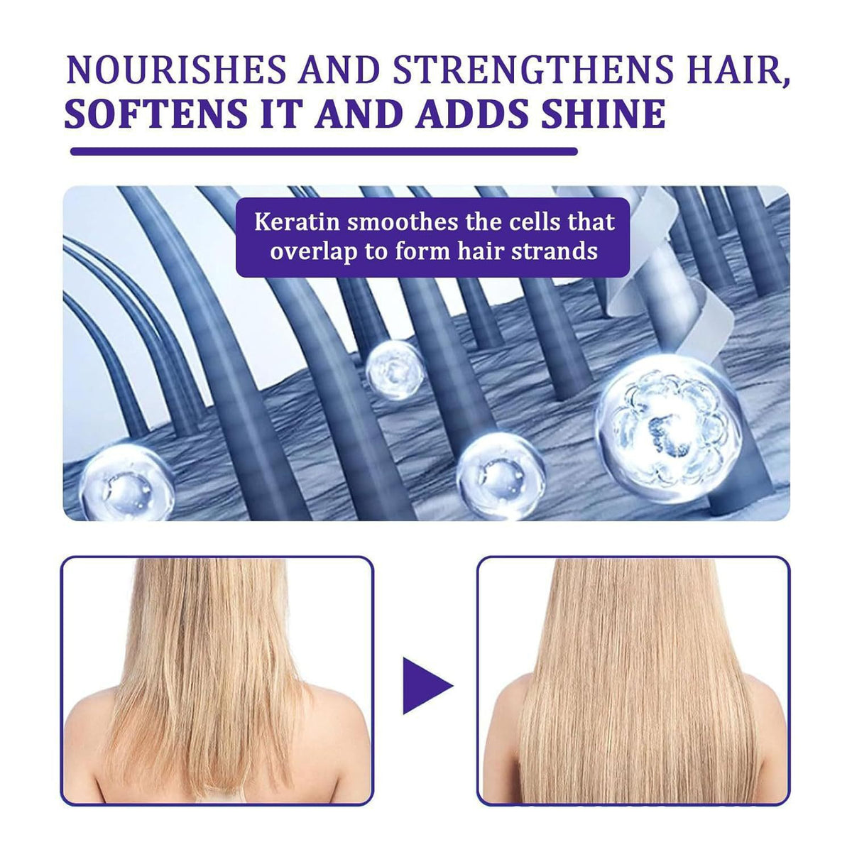 Portable Household Soft And Nourishing Straight Hair Cream