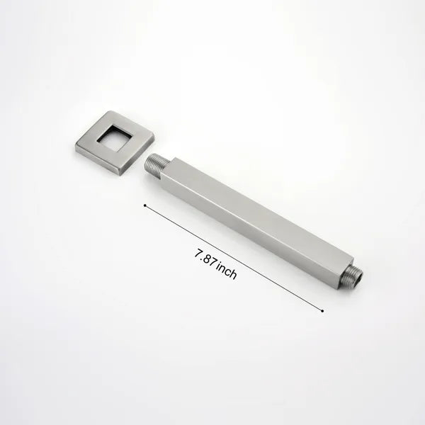 Rain Shower Head Extension Arm - 1/2 NPT Ceiling Mount Stainless Steel