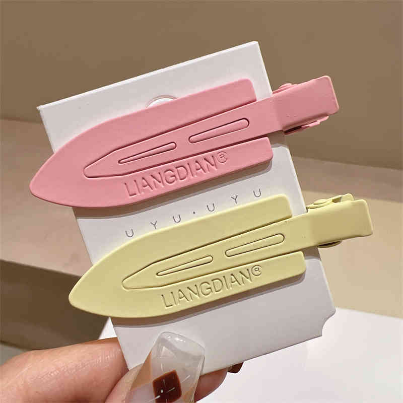 Hair Barrettes Seamless 7cm Clip Pair