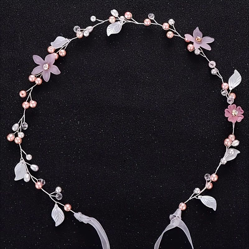 Crystal Leaf Rhinestone Hair Vine Headband
