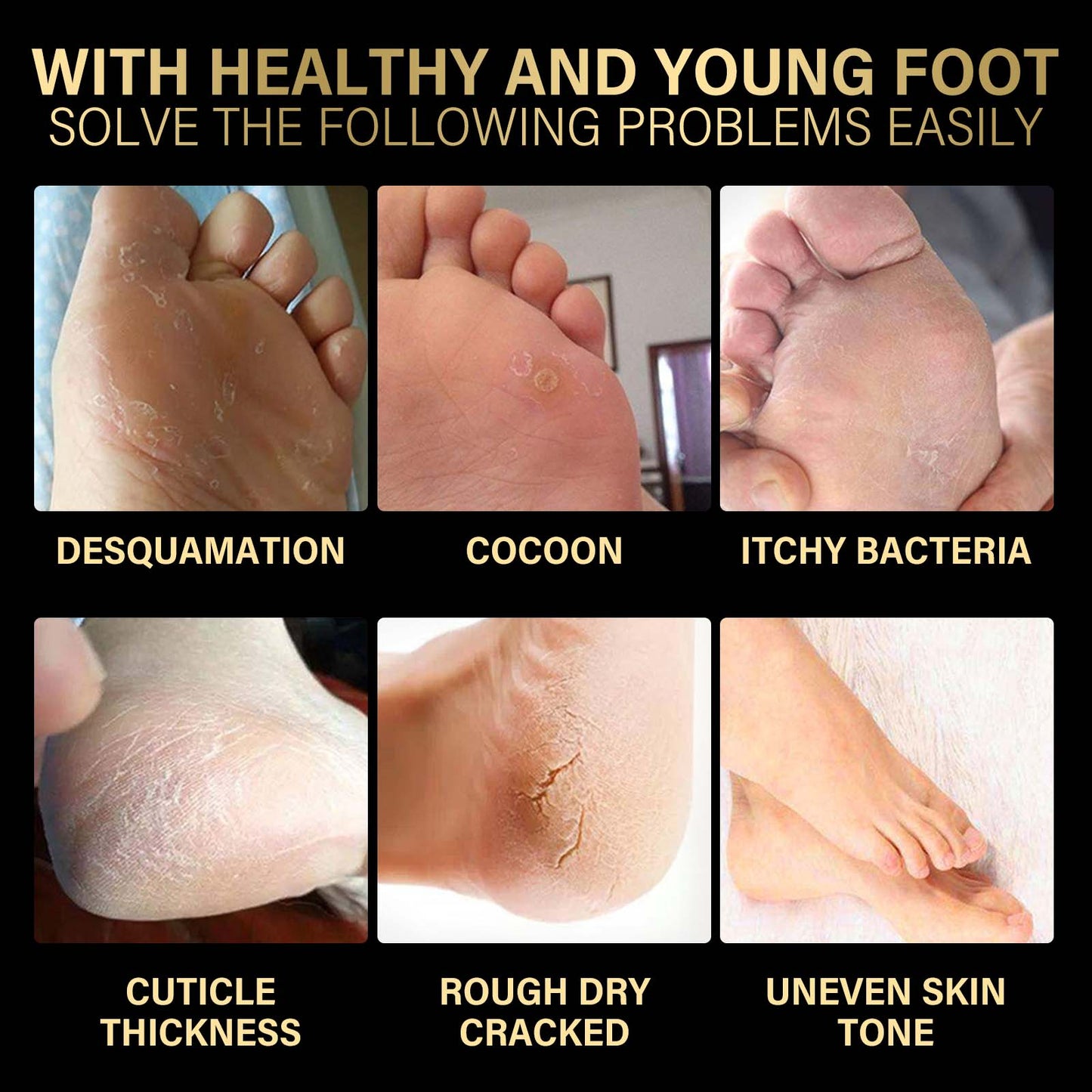 Lavender Exfoliating Foot Mask - 2 Pack Dead Skin & Callus Remover