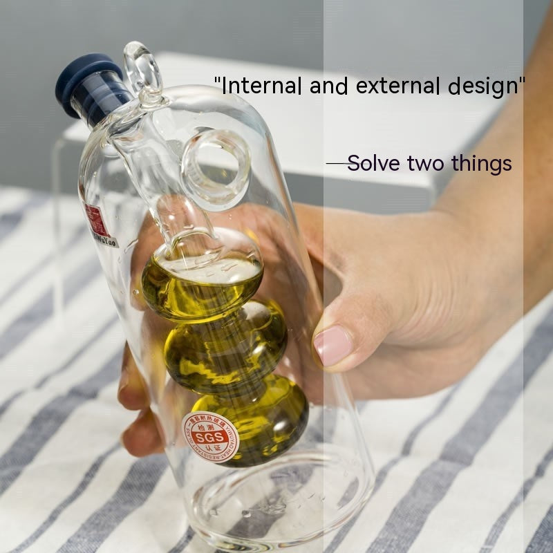 Glass Condiment Bottle with Borosilicate Material - Multiple Styles