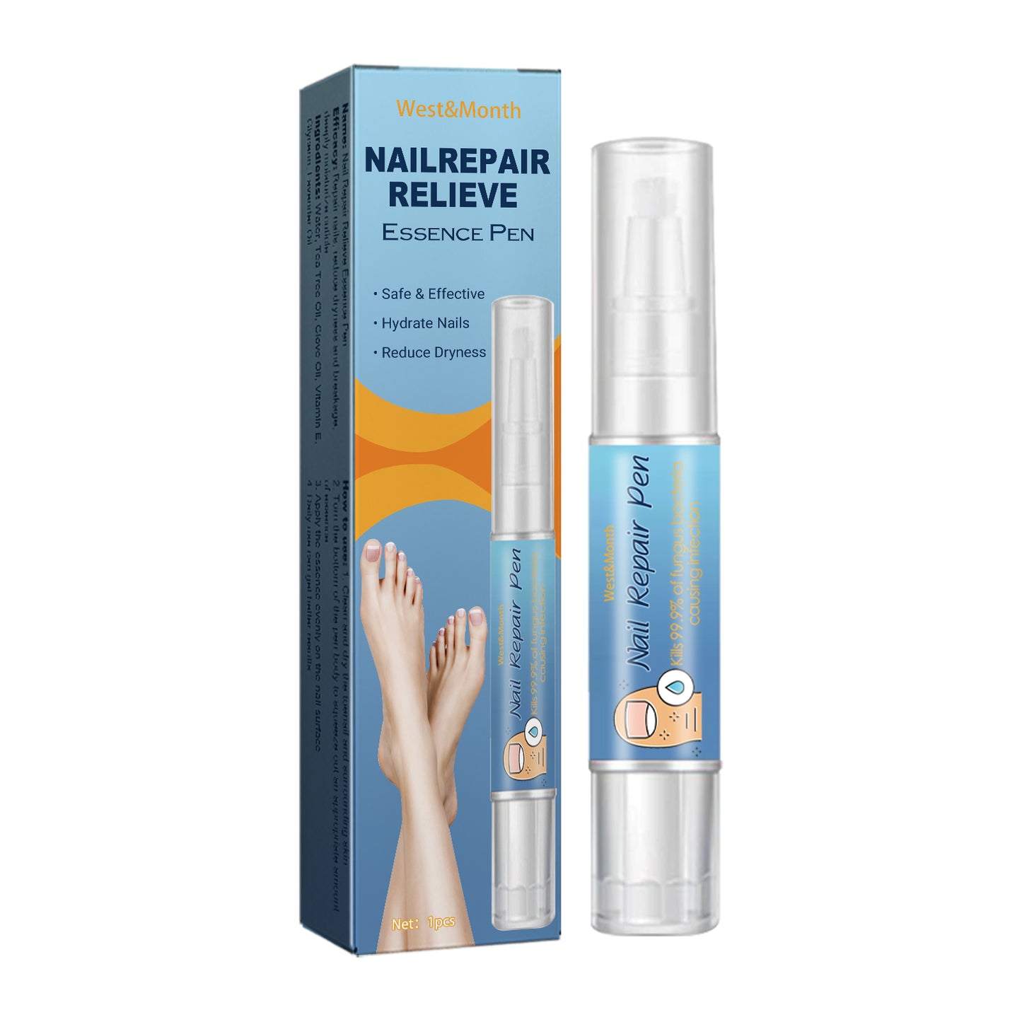 Nail Repair Essence Pen - Moisturizing Nail Treatment for Damaged Nails