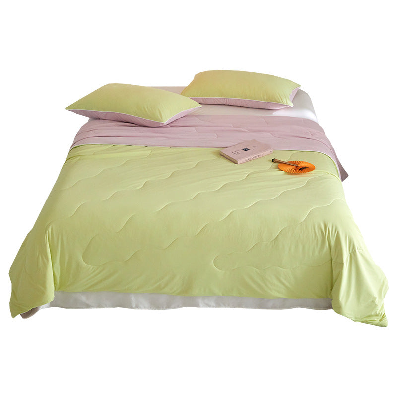 Summer Cooling Blanket with Nylon and Soybean Fiber - Multiple Sizes & Patterns