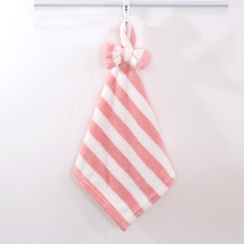 Coral Fleece All-Purpose Cleaning Towel - Absorbent Hand Towel for Home & Kitchen