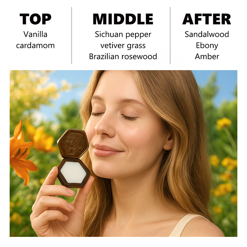 Woody Solid Fragrance Balm for Men
