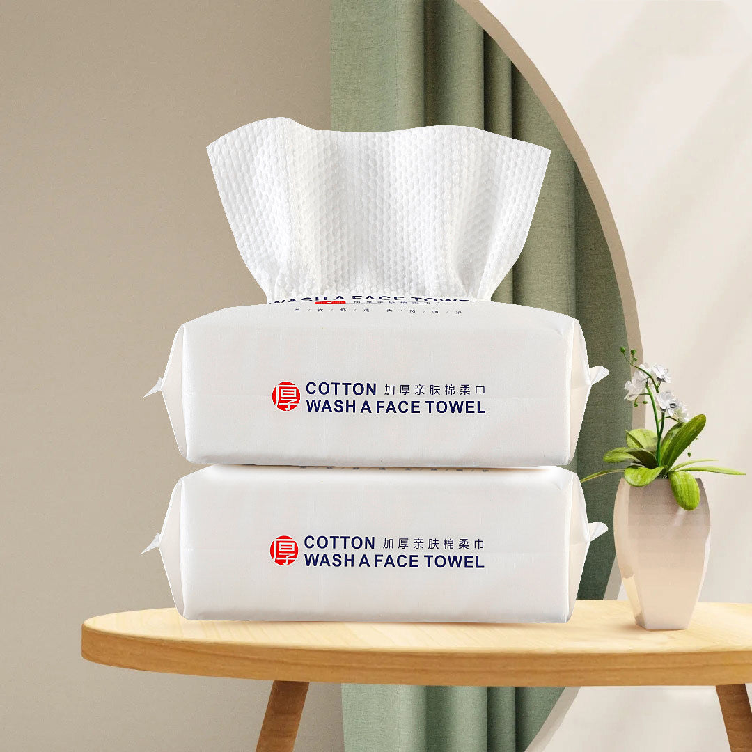 Disposable Face Cloth Cleaning Towels Pearl Pattern Assorted Sizes