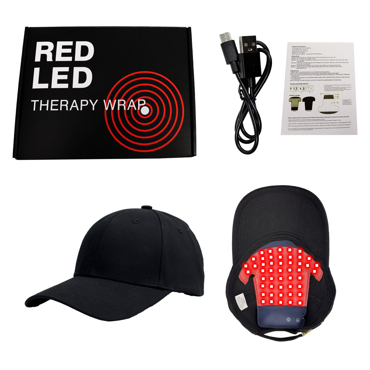 Red Light Hair Care Cap - LED Therapy Hat
