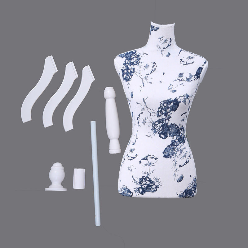 Half Body Linen Fabric Wrap for Models Costume Display & Dress Styling