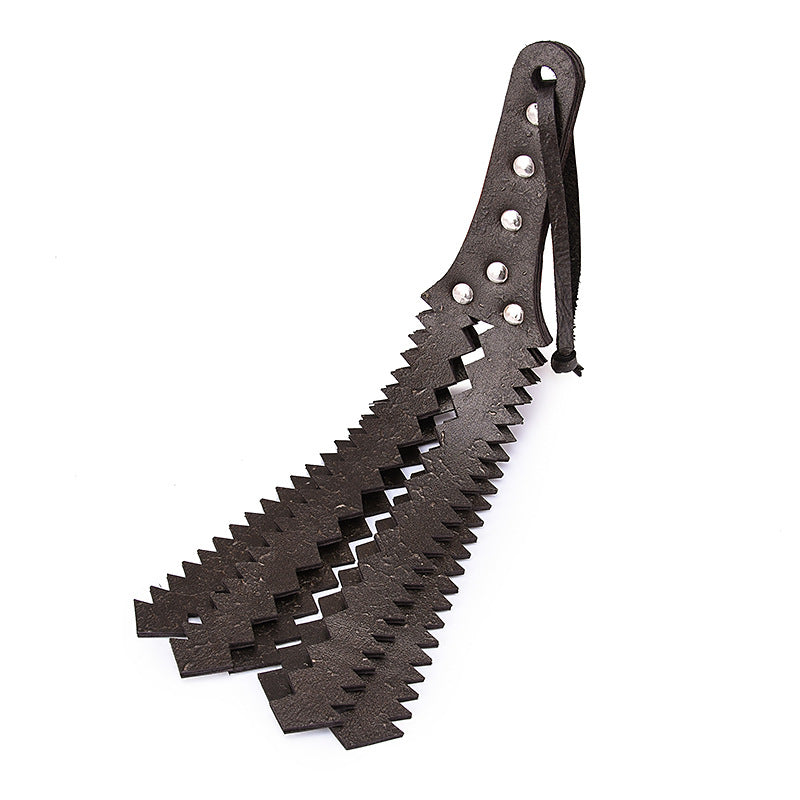 Adult Leather Whip - Cowhide Training Toy for Sensual Play