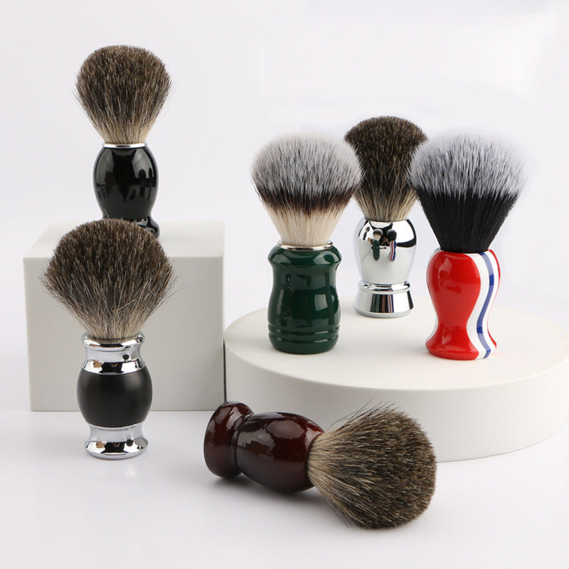 Green Hair Shaver Brush for Trimming & Grooming - Soft Brush