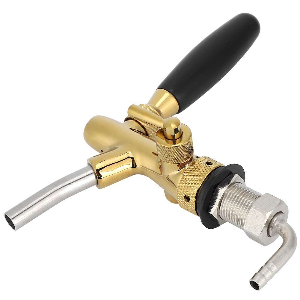 G5/8 Thread Adjustable Beer Tap Faucet Brass Stainless Steel