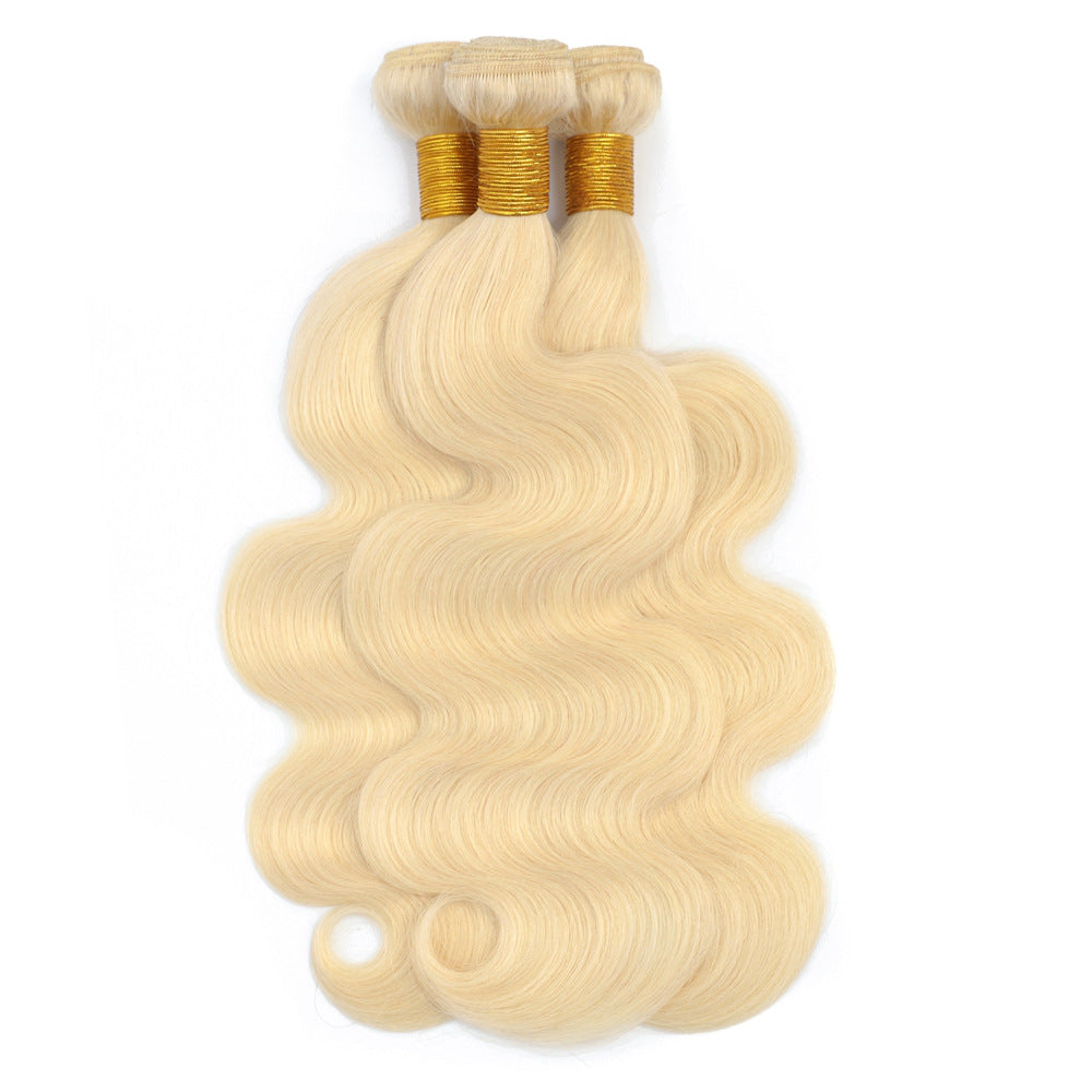 Long Human Hair Wig with Multiple Lengths - Real Person Hair Weft