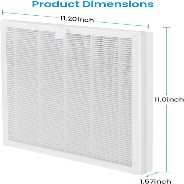 2-Pack HEPA Replacement Filter for ClearAir-A6 Air Purifier