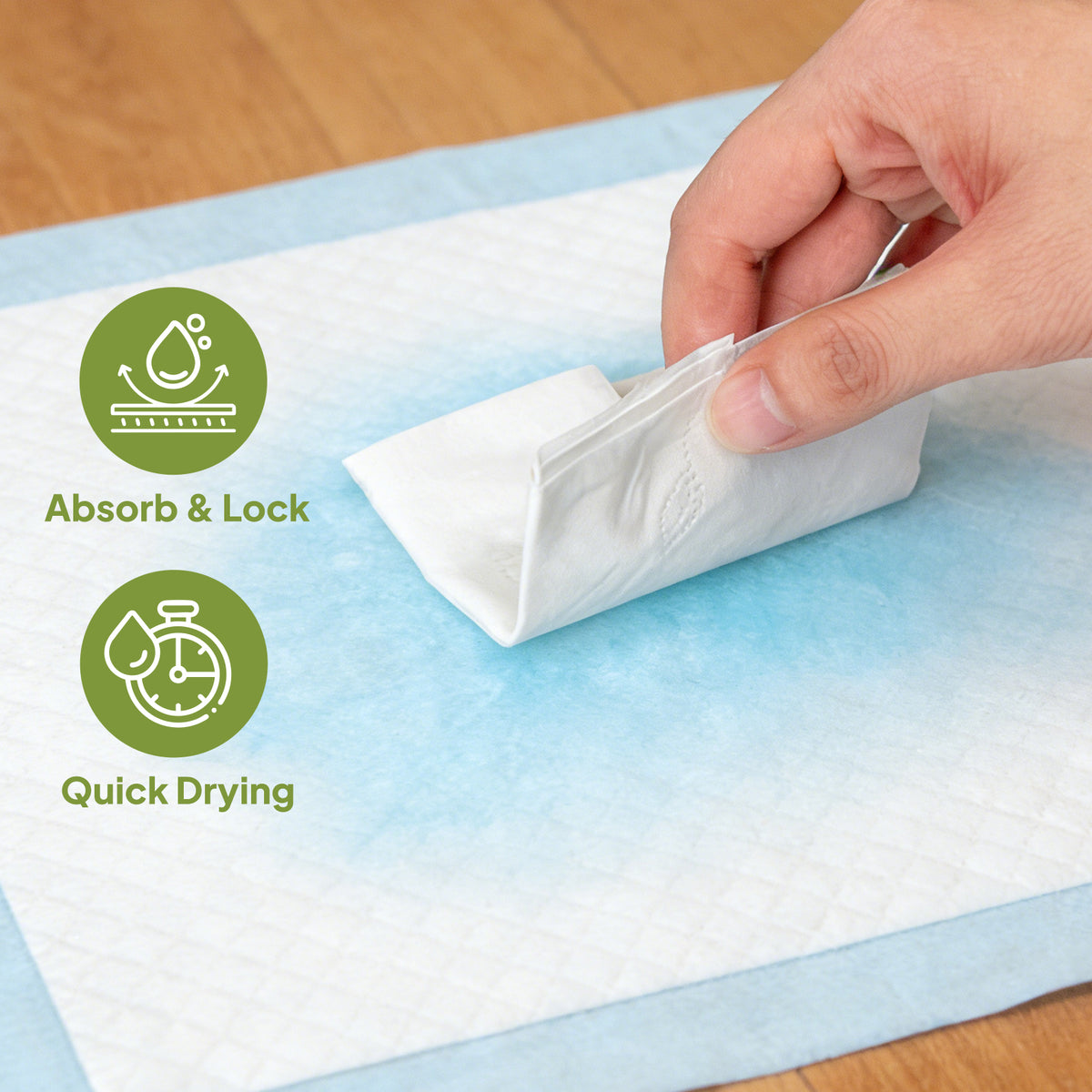 Disposable Dog Training Pads - Highly Absorbent Leak-Proof Underpads for Pet & Household Care