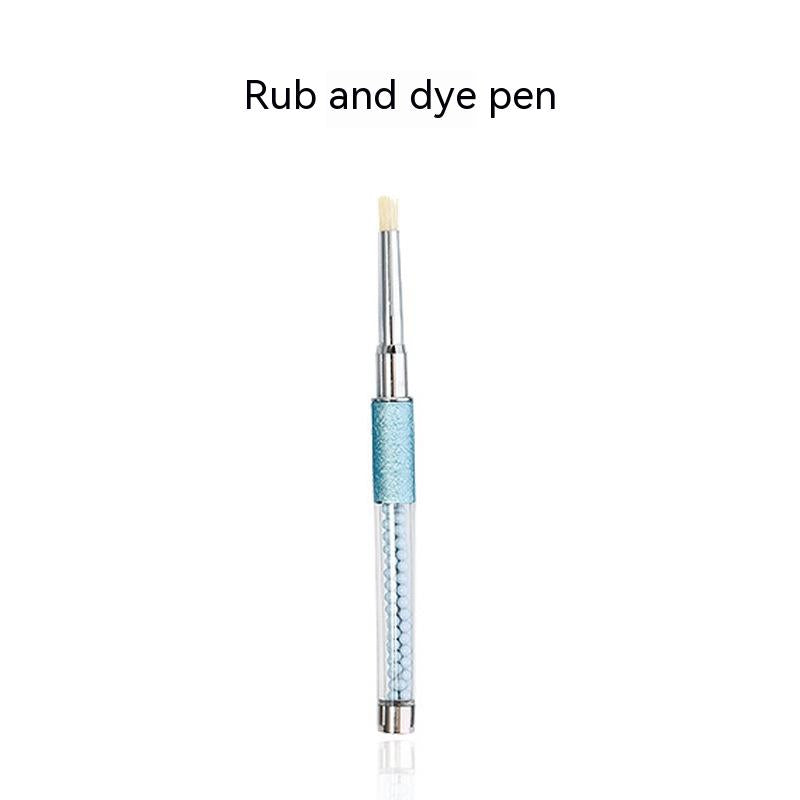 16-Piece Nail Art UV Pen Set with Rhinestones