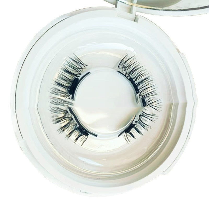 Magnetic False Eyelashes with Clips - Thick Slender Eyelash Set for Makeup