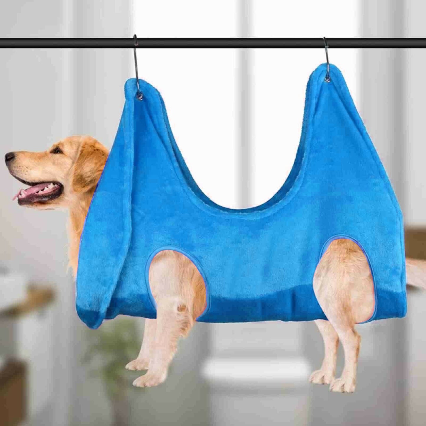 Pet Grooming Hammock for Small and Medium Dogs & Cats - Thickened Flannel Pet Bed