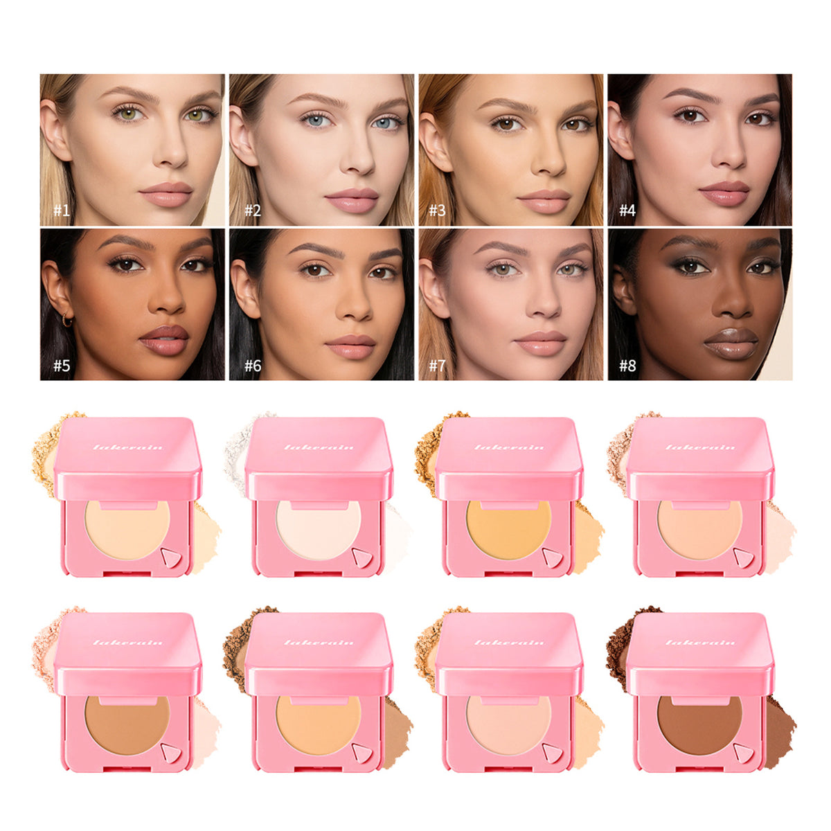 Baked Setting Powder Compact - All Colors & Sizes for Flawless Skin