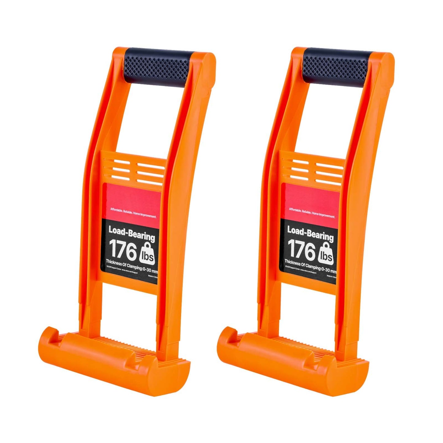 Drywall Carrier Handles 2 Pack - Supports Up to 176 Lbs with Anti-Slip Base