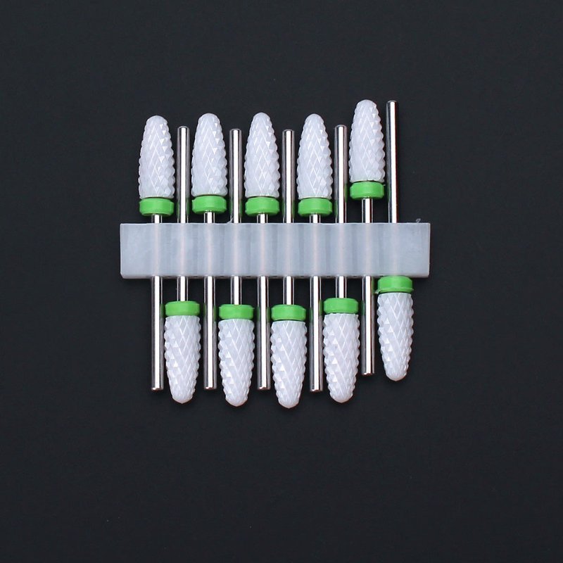 Ceramic Nail Drill Bit Set - Exfoliating & Polishing Tool