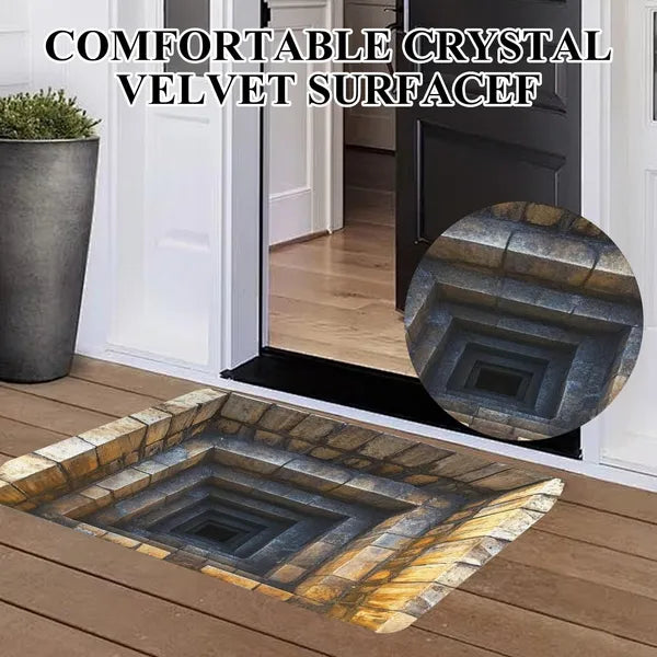3D Optical Illusion Doormat - Anti-Slip Indoor Outdoor Rug