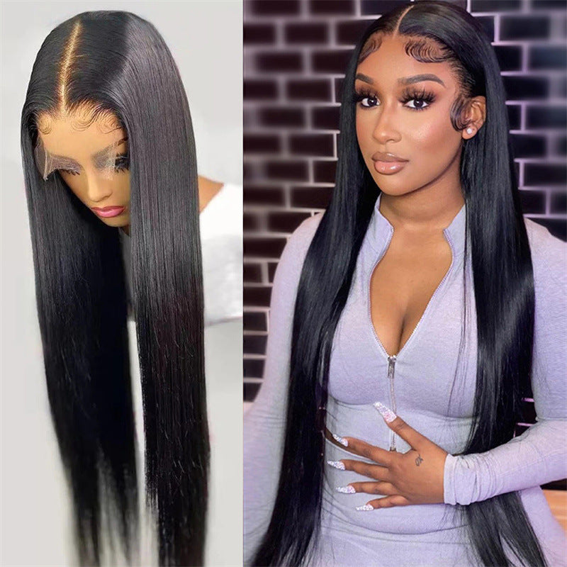 26-Inch Straight Hair Wig - Black (1B)