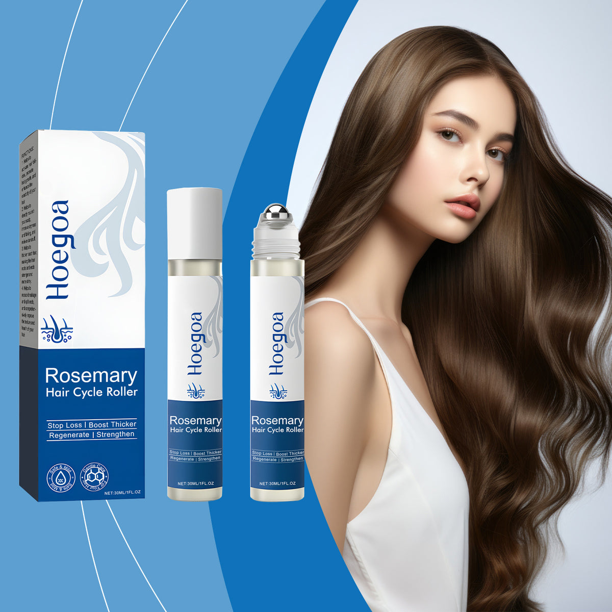 Hair Growth Fluid Serum - 30ml Moisturizing Treatment