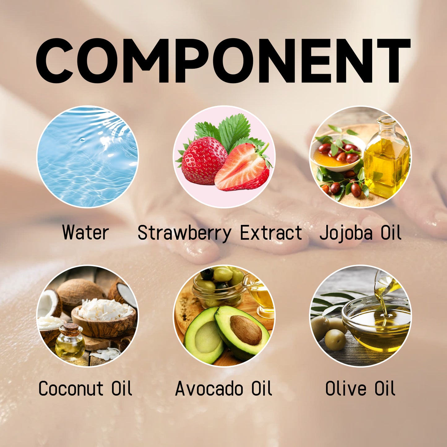 Strawberry Body Oil for Dry Skin - 120ml Moisturizing & Smoothing Treatment