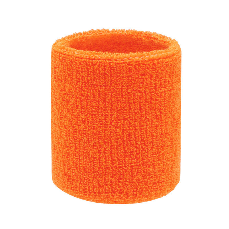 Sweat-Wicking Wristband for Sports - Orange Yellow 8x8cm