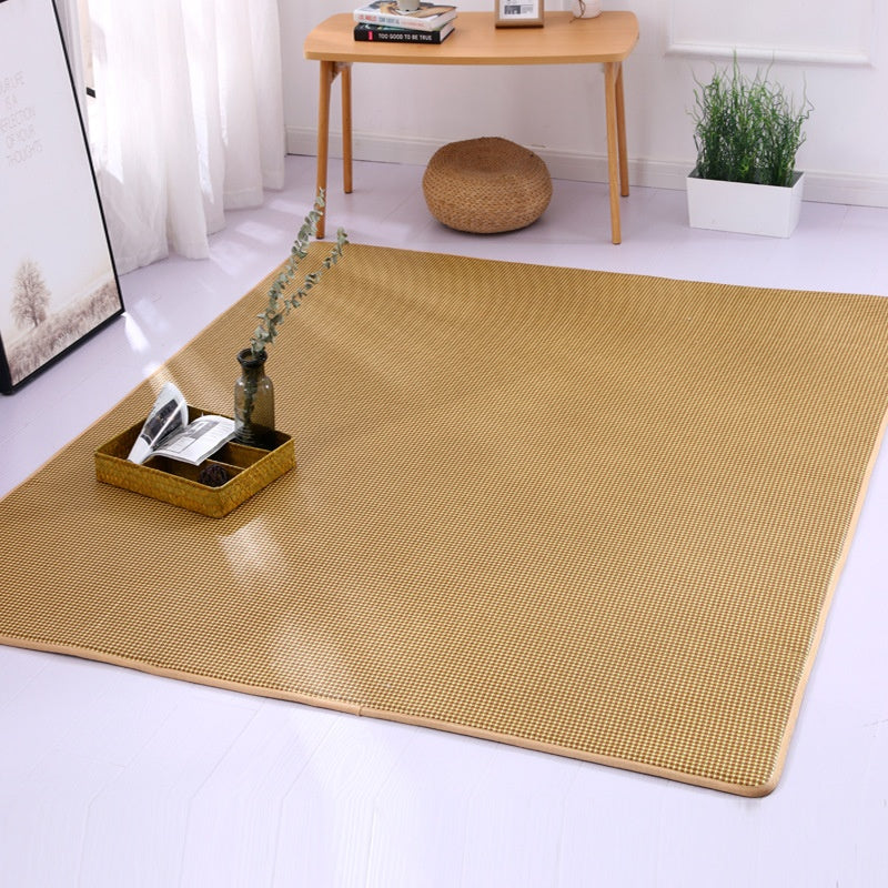 Thickened Folding Rattan Floor Mat - Cooling Japanese Style Cushion for Summer