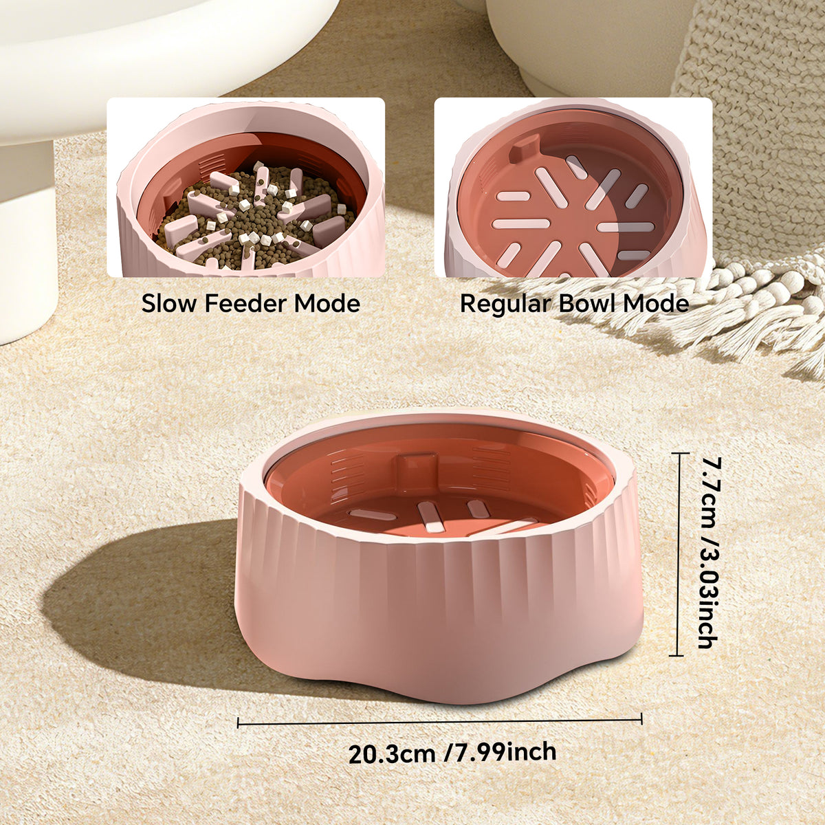 Dual-Purpose Slow-Cooking Pet Bowl - Self Pickup