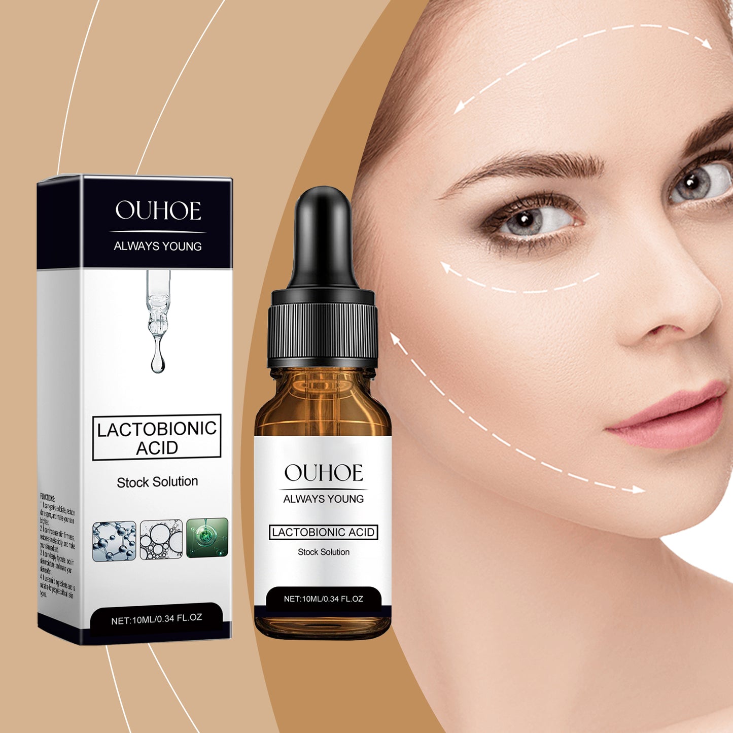 Lactose Acid Facial Essence - Moisturizing, Firming & Rejuvenating Serum