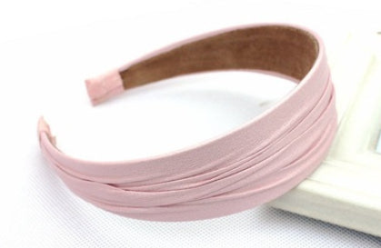 Wide Brim Leather Hair Headband