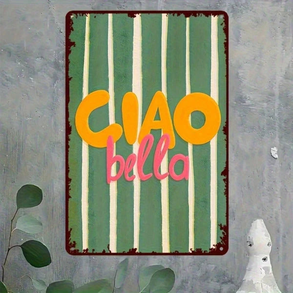 Metal Tin Sign Wall Decoration - 20 cm x 20 cm
