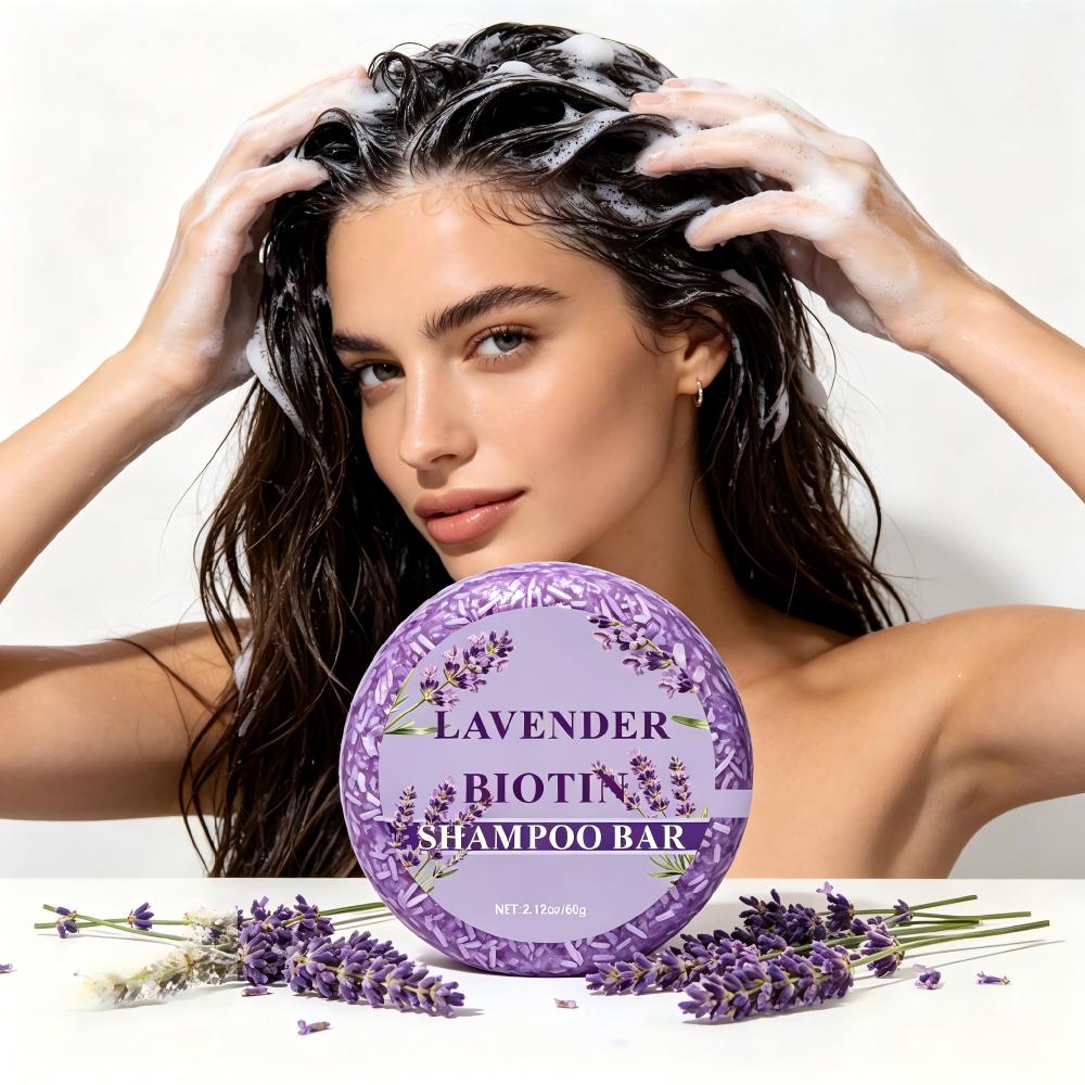Lavender Biotin Shampoo Bar 60g