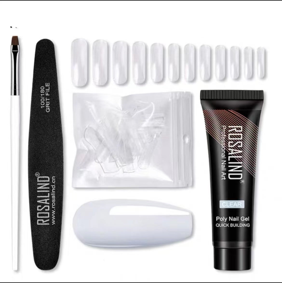 Poly Nail Gel Extension Kit for Manicure