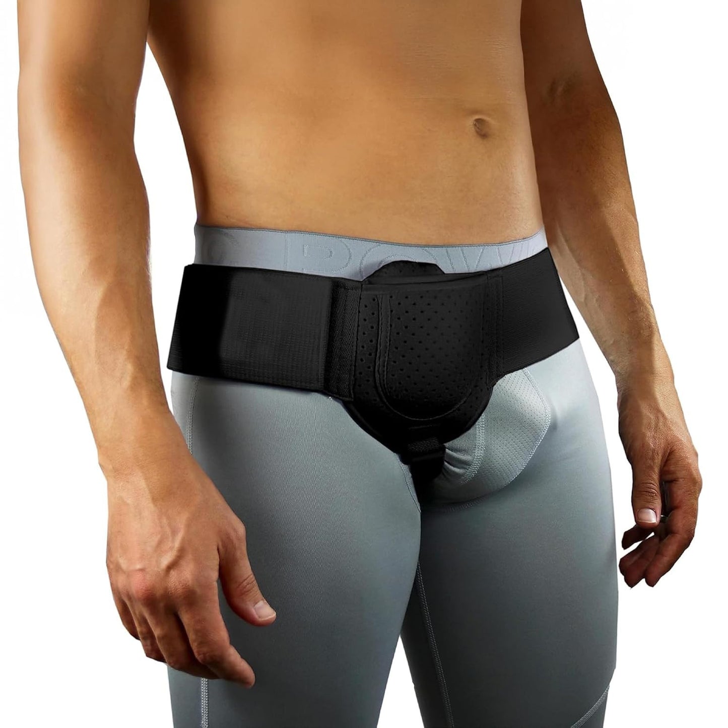 Adjustable Hernia Support Belt for Groin Relief - Breathable Neoprene