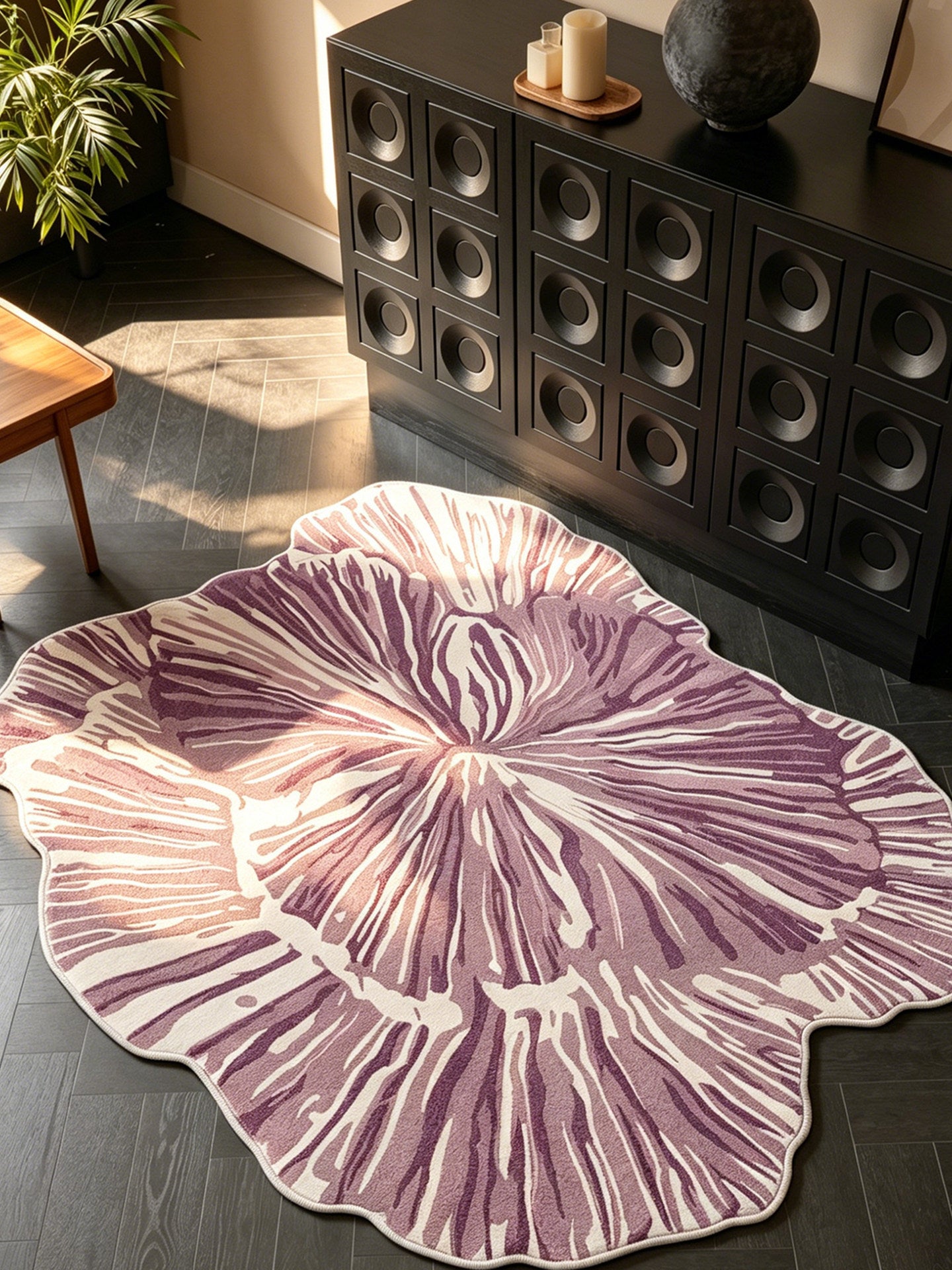 Washable Shaped Floor Mat - Wipeable Carpet for Home & Office