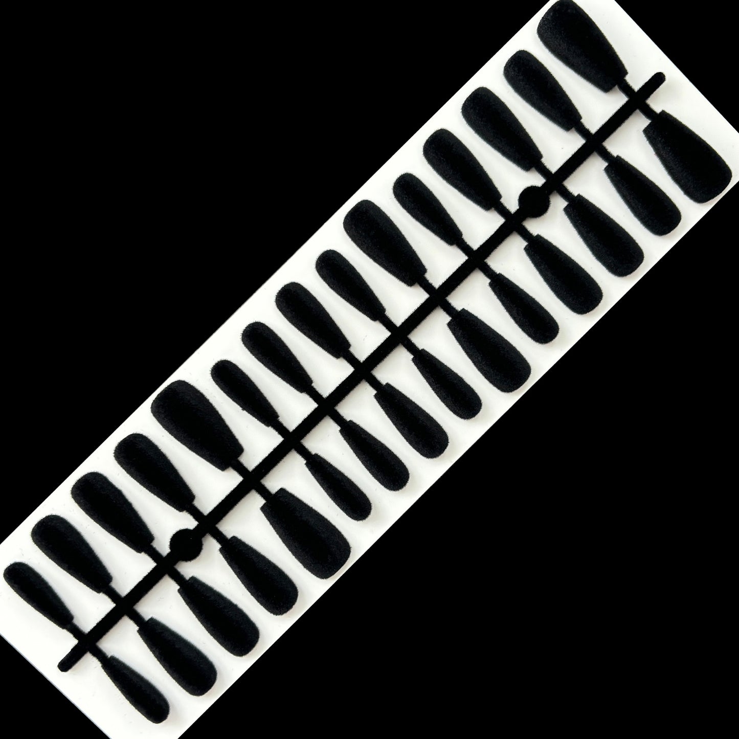 Flocking Frosted Fluff Wear Armor Nail Art Kit 30 Pieces for Autumn & Winter