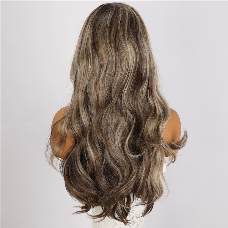 26-Inch Glueless Synthetic Lace Front Wig - Heat Resistant Body Wave
